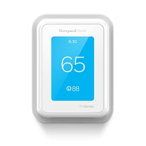 Honeywell T Smart Thermostat Set at 65 Degrees