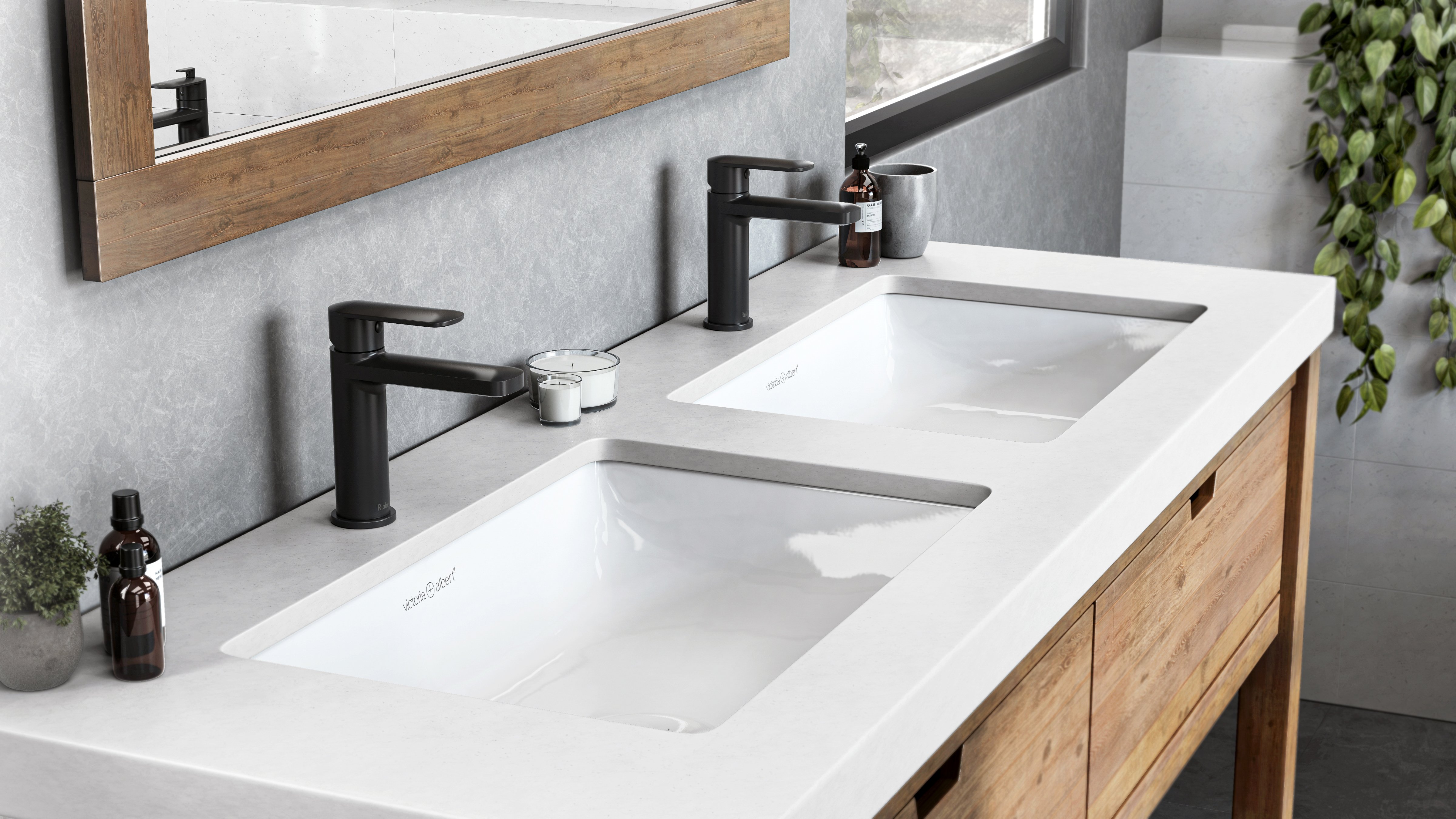 Riobel PRO Matte Black Ever Faucets