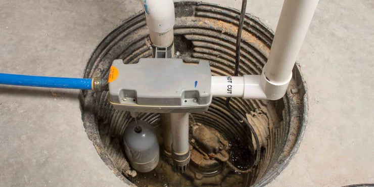 sump pump replacement.