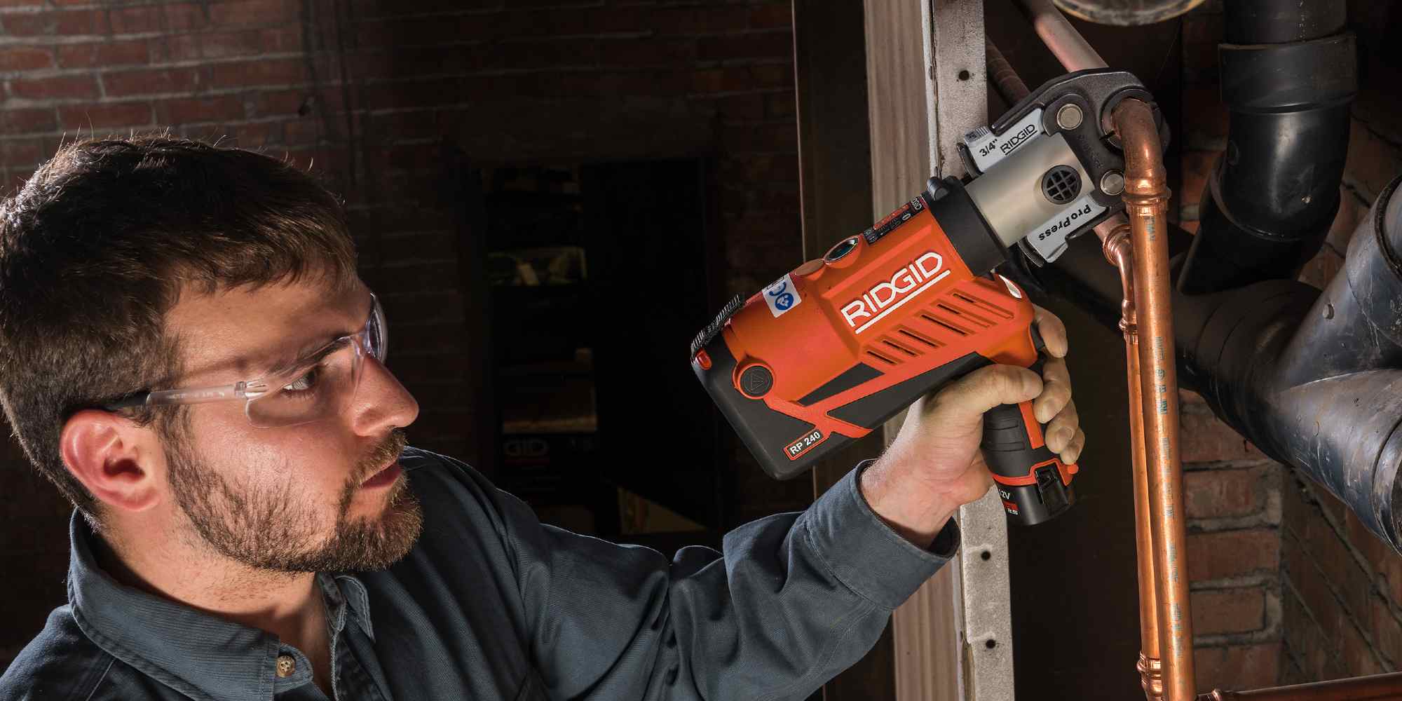 RIDGID Press Tool Close Up View